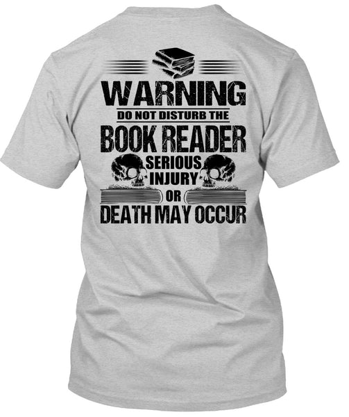 Book Reader Serious Injury T Shirt, I Love Book T Shirt