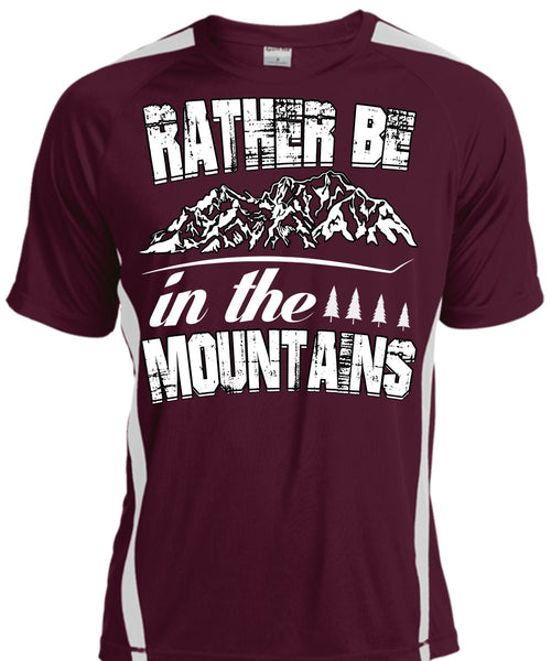Rather Be In The Mountains T Shirt, Being A Hiker T Shirt, Cool Shirt