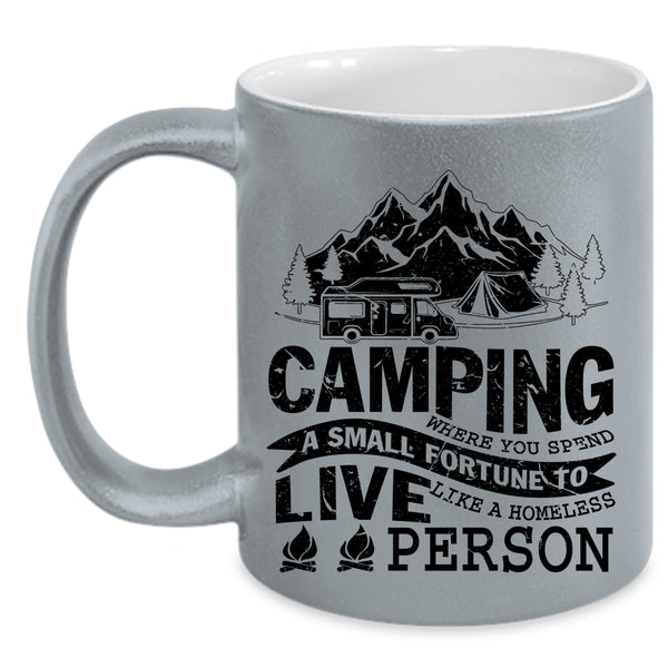 Cool Gift For Camper Coffee Mug, Camping Accent Mug