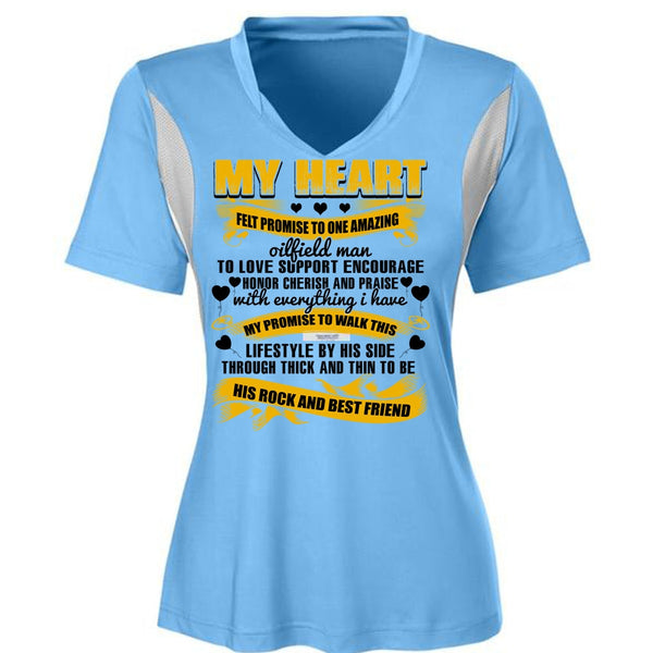 Promise To One Amazing Oilfield Man T Shirt, His Rock And Best Friend T Shirt, Awesome T-Shirts