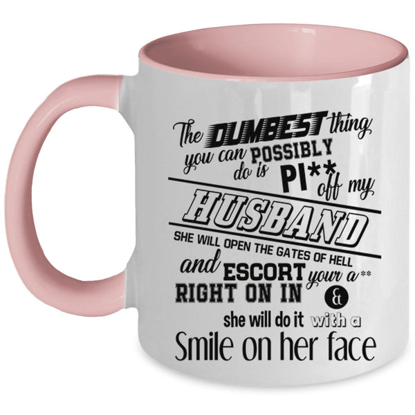 Cool Just Married Coffee Mug, My Husband Accent Mug