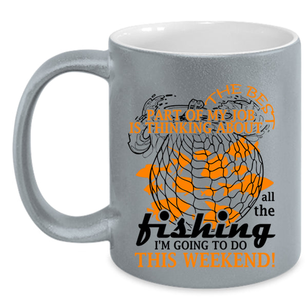 I'm Going To Do This Weekend Coffee Mug, Fishing Accent Mug