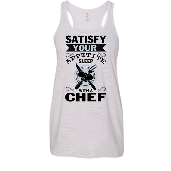 Satisfy Your Appetite Sleep With A Chef T Shirt, Cool Chef Wife T Shirt, Awesome t-shirts
