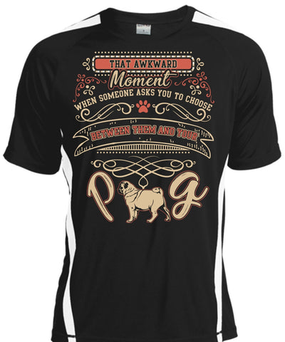 A black t-shirt with the shopify logo