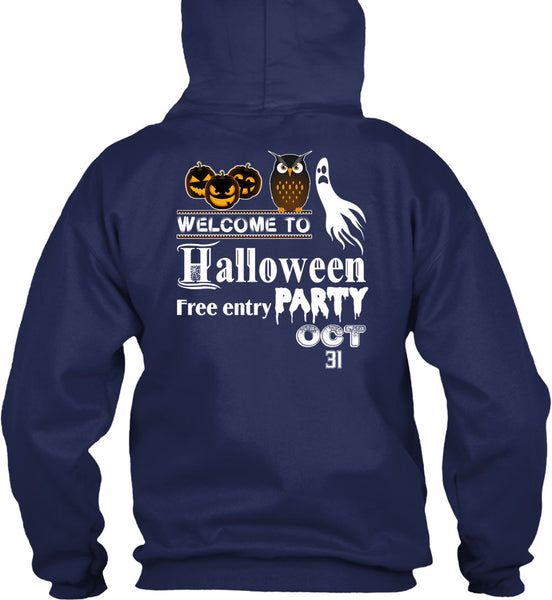 Welcome To Halloween Free Entry Party Oct 31 T Shirt, I Love You Pumpkin T Shirt