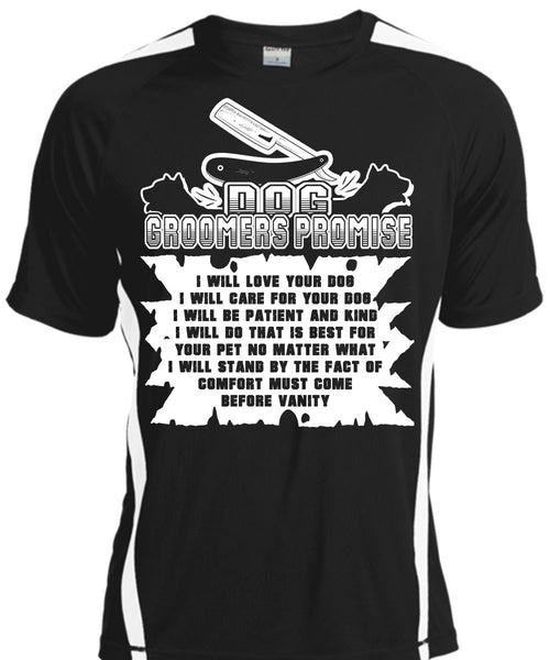 A black t-shirt with the shopify logo