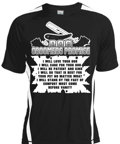 A black t-shirt with the shopify logo