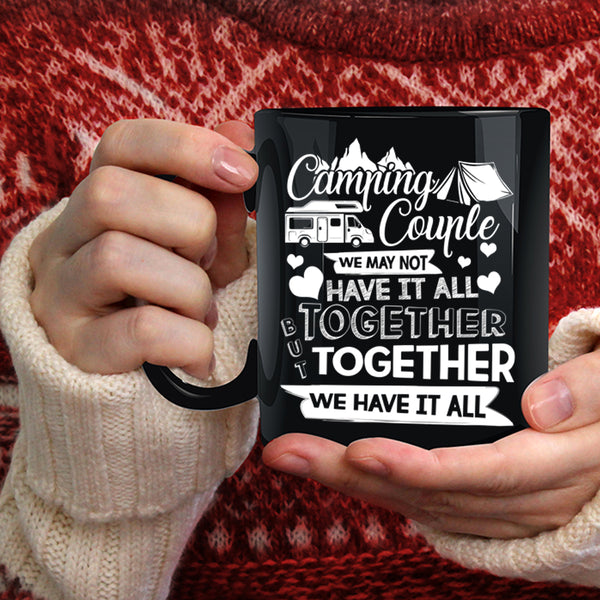 Camping Couple Coffee Mug, Cute Gift For Couple Coffee Cup