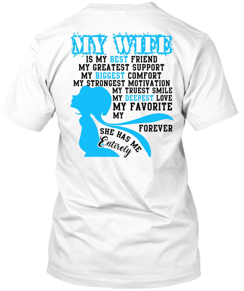 A black t-shirt with the shopify logo