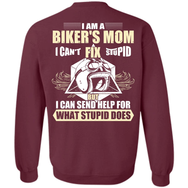 Fix Stupid T Shirt, I Love Biking Sweatshirt
