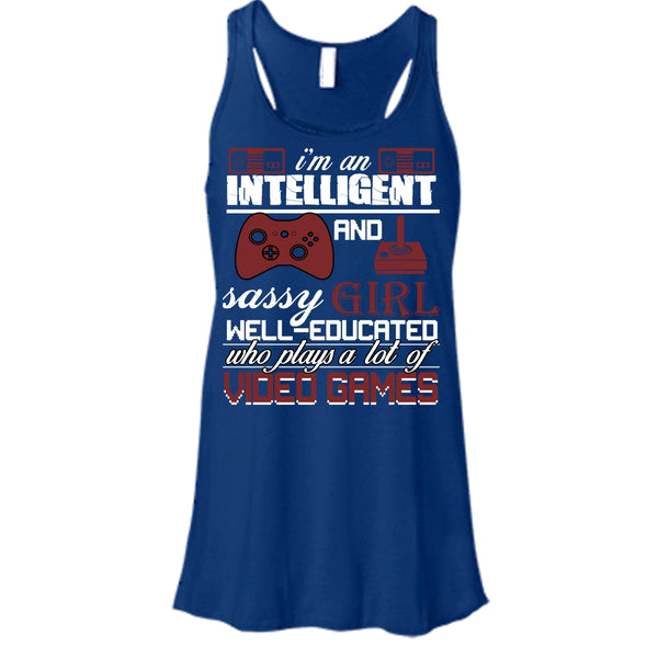 I'm An Intelligent T Shirt, Sasy Girl Well-Educated T Shirt, Cool T Shirt