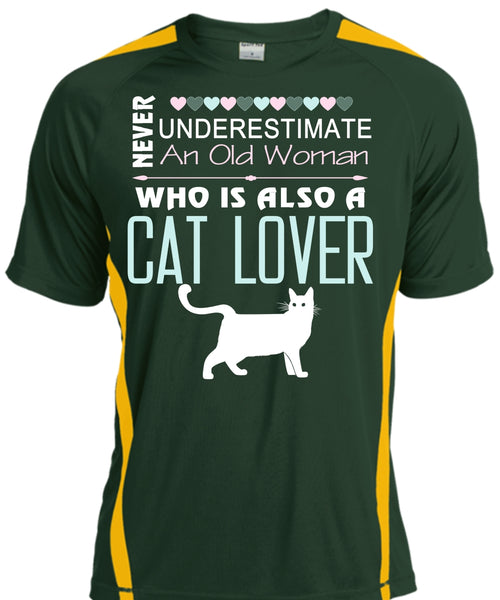 Never Underestimate An Old Woman Who Is Also A Cat Lover T Shirt, My Pets T Shirt
