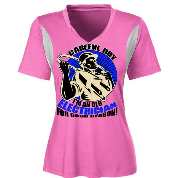 I'm An Old Electrician T Shirt, I Love Electrician T Shirt, Awesome T-Shirts