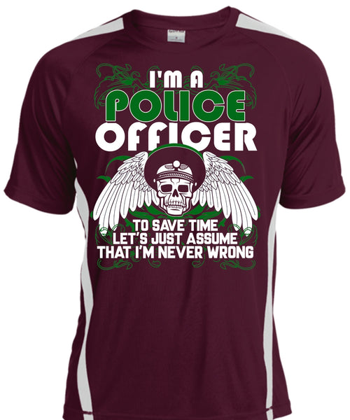 I'm A Police Officer T Shirt, I Love Police T Shirt, Cool Shirt