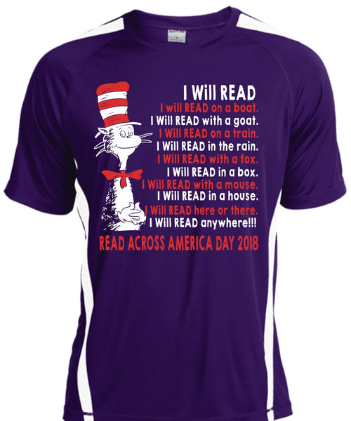 The Cat in the Hat T Shirt, I Will Read With A Mouse T Shirt, I Will Read In A House T Shirt, Cool Shirt