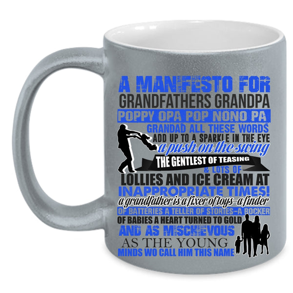 Cool Gift For Grandpa Coffee Mug, Grandfathers Accent Mug