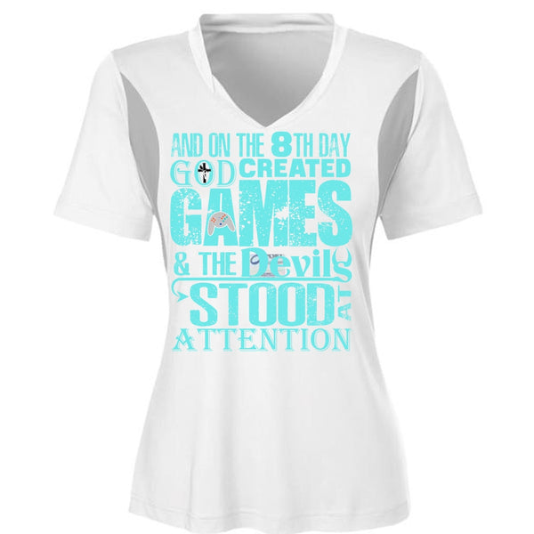 God Created Games T Shirt, I Love Gaming T Shirt, Awesome T-Shirts