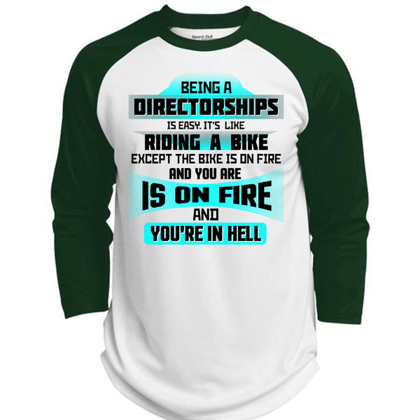 Being A Directorships Is Easy T Shirt, Being A Directorships T Shirt, Awesome T-Shirts  (Polyester Game Baseball Jersey)