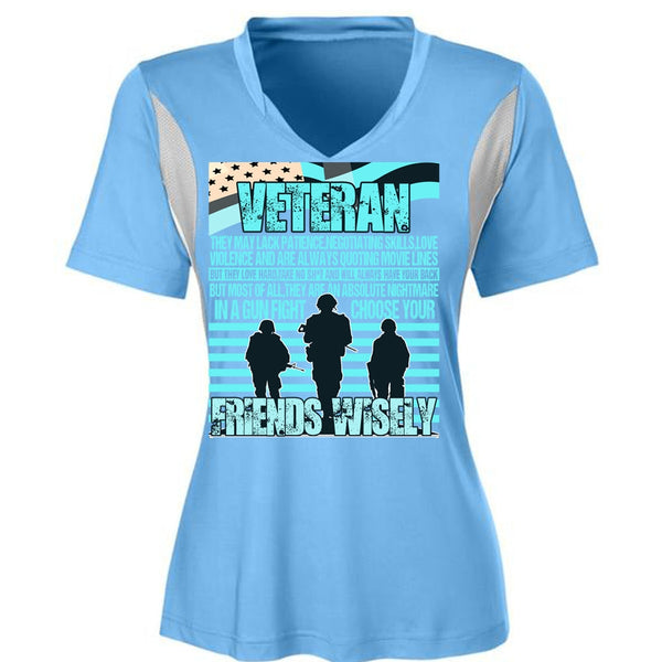 Friends Wisely T Shirt, I Love Veteran T Shirt, Awesome T-Shirts