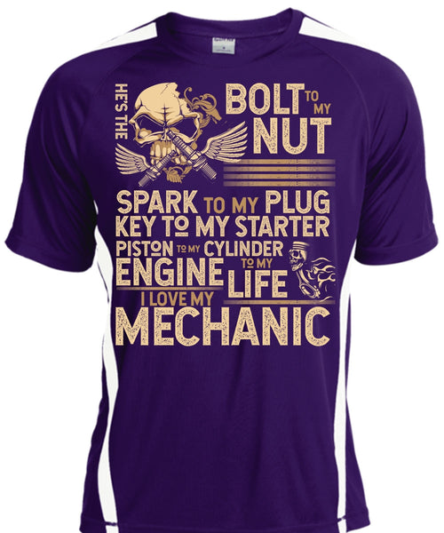 I Love My Mechanic T Shirt, Engine Life T Shirt, Cool Shirt