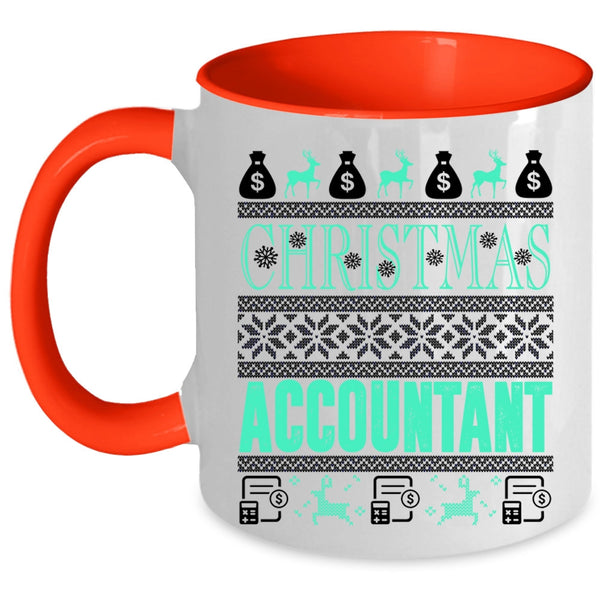 Cute Gift For Accountant Coffee Mug, Christmas Accountant Accent Mug