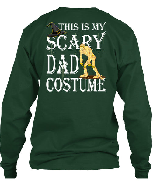 This Is My Scary Dad Costume T Shirt, Funny Halloween T Shirt