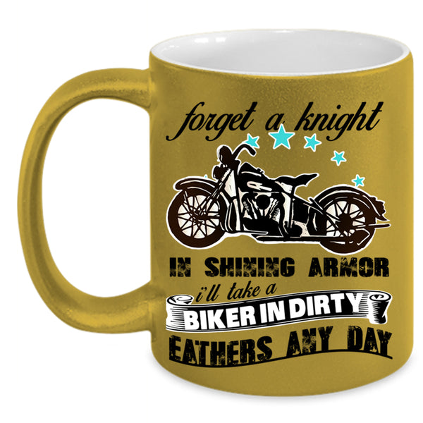 Cool Biker Coffee Mug, I'll Take A Biker In Dirty Accent Mug