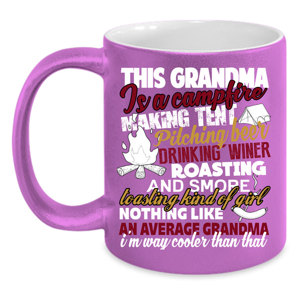 This Grandma Is A Campfire Coffee Mug, Cool Grandpa Coffee Cup
