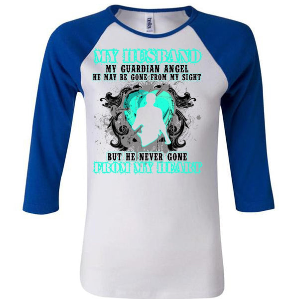 My Husband My Guardian Angel T Shirt, I Love Husband T Shirt, Awesome T-Shirts