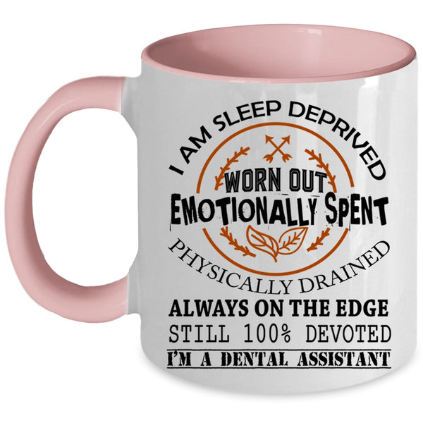 Awesome Dental Assistant Coffee Mug, I'm A Dental Assistant Accent Mug