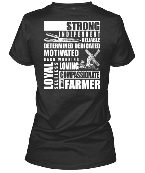 I Am A Farmer T Shirt, Hard Working Loving T Shirt