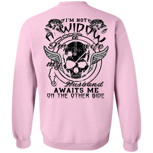 Being A Husband T Shirt, My Husband Awaits Me On The Other Side Sweatshirt