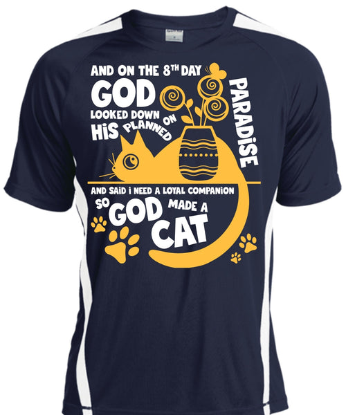 God Made A Cat T Shirt, His Planned On Paradise T Shirt, Cool Shirt