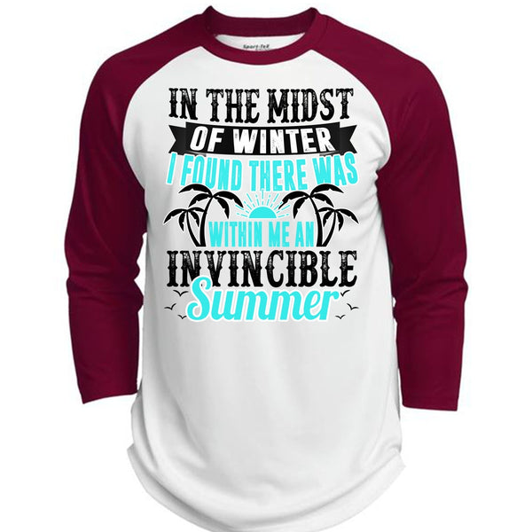 Me An Invincible Summer T Shirt, I Love Fishing T Shirt, Awesome T-Shirts  (Polyester Game Baseball Jersey)