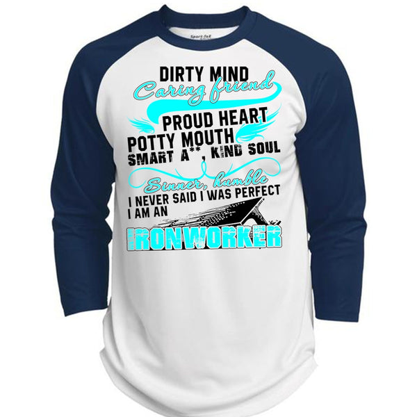 I Am An Ironworker T Shirt, I Love Ironworker T Shirt, Awesome T-Shirts  (Polyester Game Baseball Jersey)