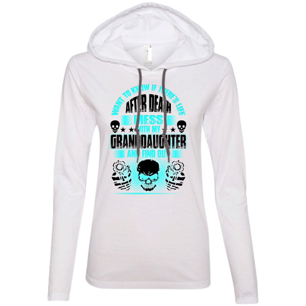 A black t-shirt with the shopify logo