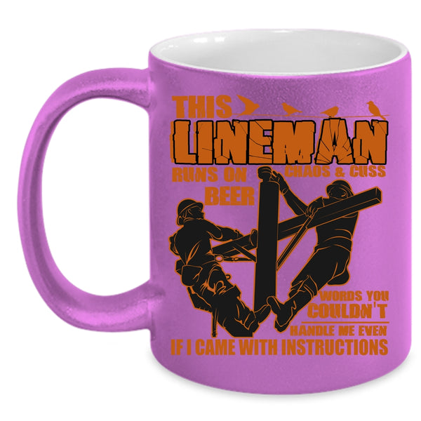 Awesome Linemans Coffee Mug, Funny Gift For Linemans Coffee Cup