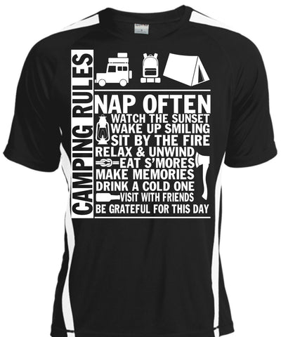 A black t-shirt with the shopify logo