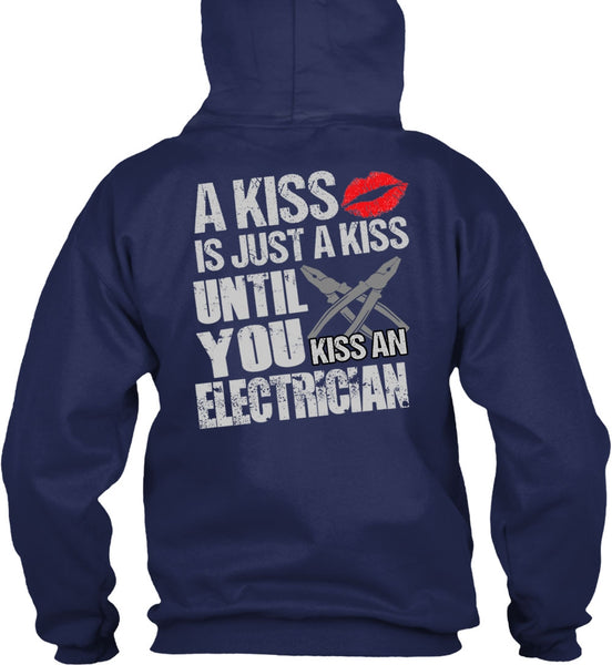 Kiss An Electrician T Shirt, I Love Electrician T Shirt