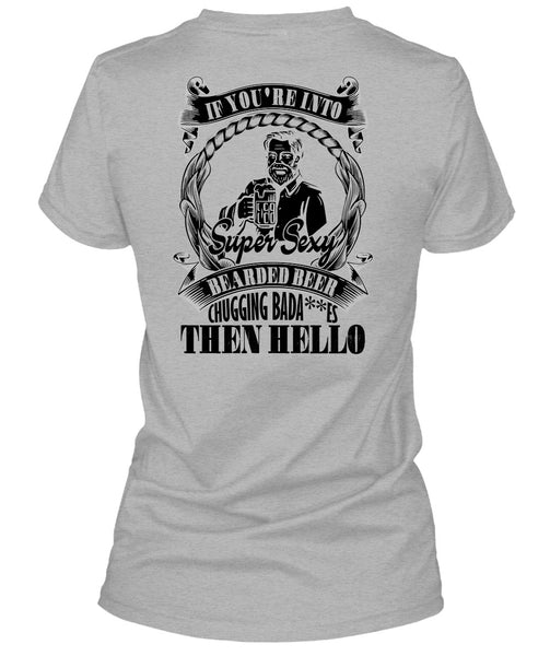 If You're Into Bearded Beer T Shirt, I Love Beer T Shirt