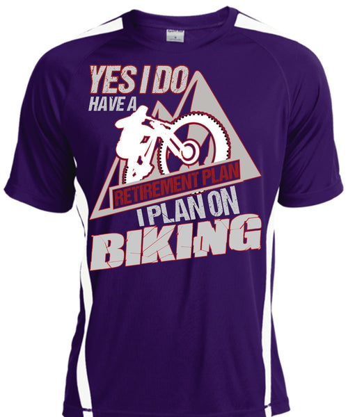 I Plan On Biking T Shirt, Retirement Plan T Shirt, Cool Shirt