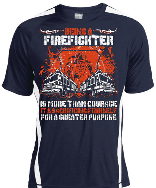 Being A Firefighter T Shirt, It's Sacrificing Yourself T Shirt, Cool Shirt