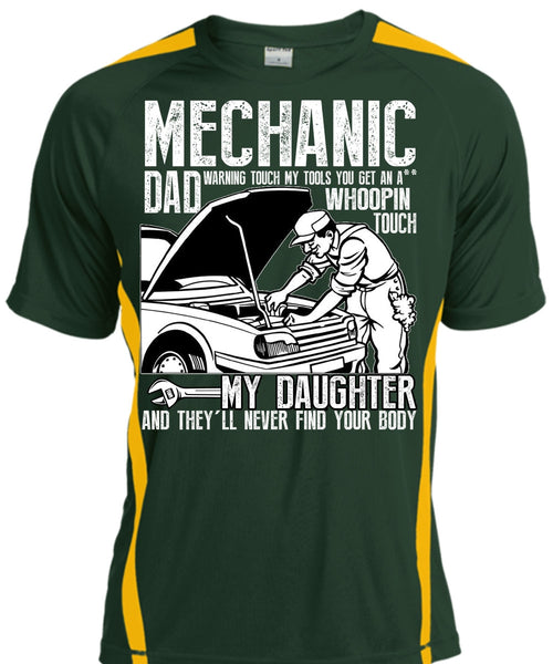 Mechanic Dad T Shirt, My Daughter T Shirt, Cool Shirt