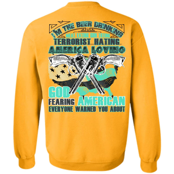 I Love Veteran T Shirt, God Fearing American Sweatshirt