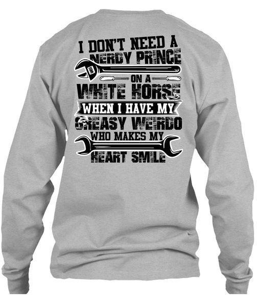 Makes My Heart Smile T Shirt, I Love Mechanic T Shirt