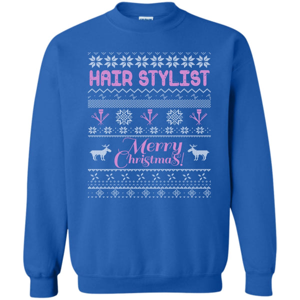 Coolest Hair Stylist T Shirt, Gift For Merry Christmas Sweatshirt