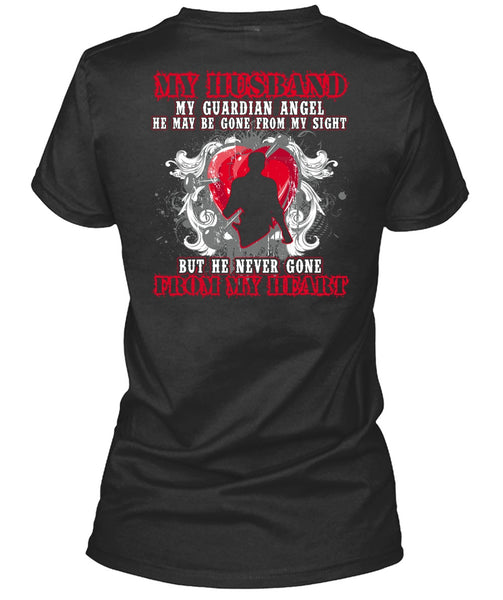 My Husband My Guardian Angel T Shirt, From My Heart T Shirt