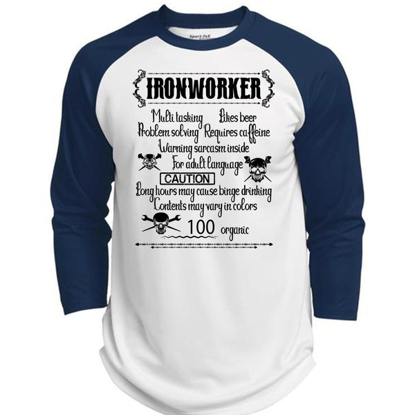 Ironworker Multitasking T Shirt, Being An Ironworker T Shirt, Awesome T-Shirts  (Polyester Game Baseball Jersey)