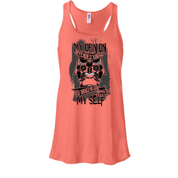 My Opinion Offended You? T Shirt, Coolest Shooter Tank Top