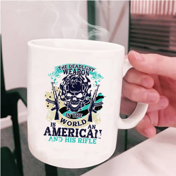 Cool American Flag Coffee Mug, Awesome American Cup